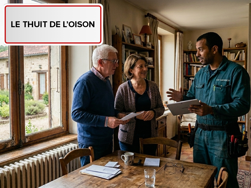 Installation de pompe à chaleur à Le Thuit de l'Oison (27370) dans l'Eure